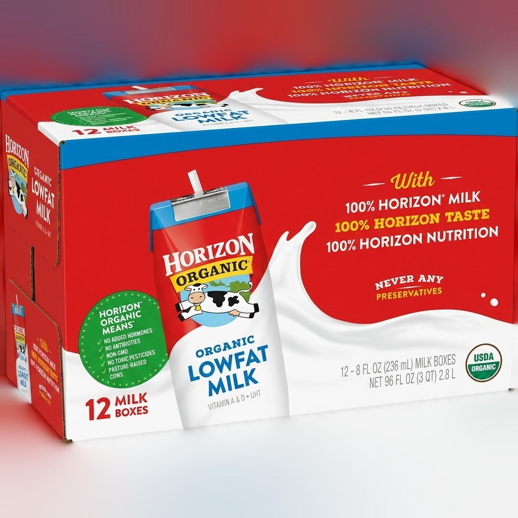 Organic Lowfat Milk (12 CT)