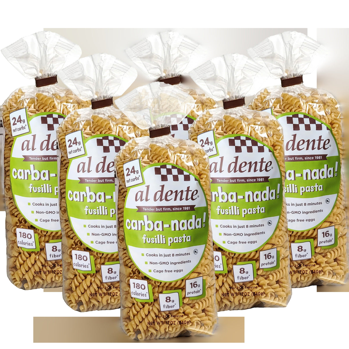 Carba-Nada Fusilli (6 Pack)