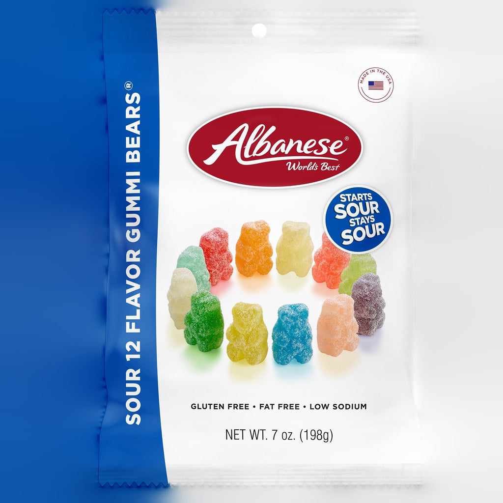 12 Flavor Sour Gummi Bears