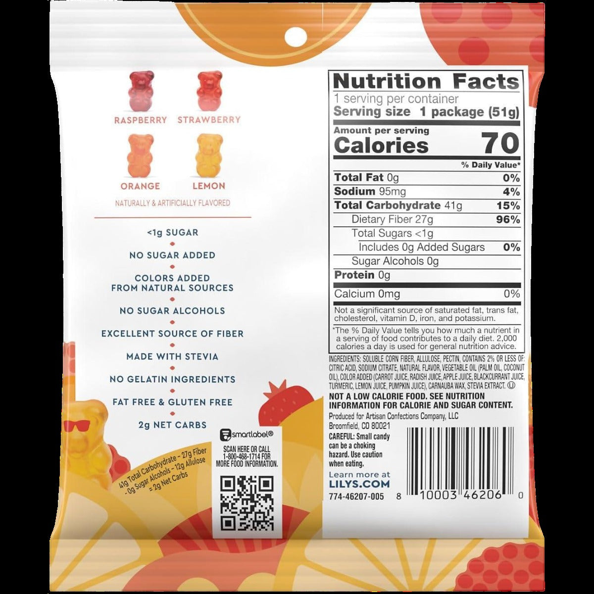 Fruit Flavor Gummy Bears (12 Pack)