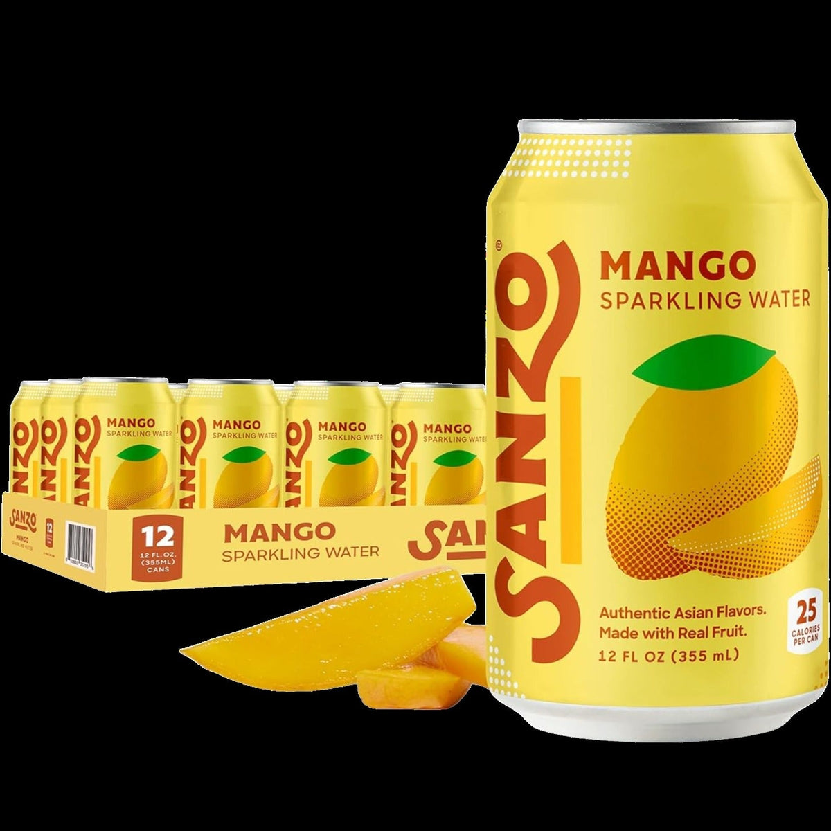 Sparkling Mango Water (12 Pack)