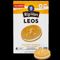 Leos Golden Vanilla Sandwich Creme Cookies (4 Pack)