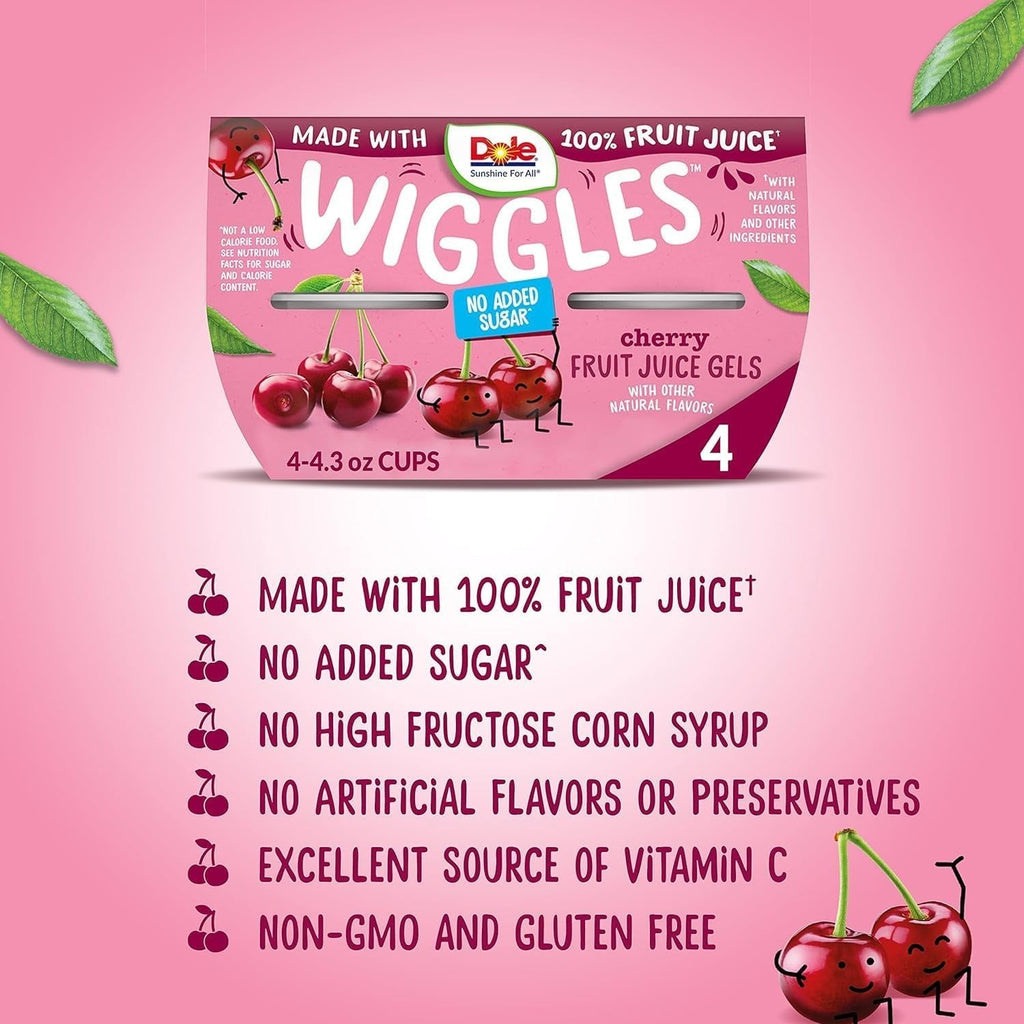 Cherry Fruit Juice Gel (4 Pack)