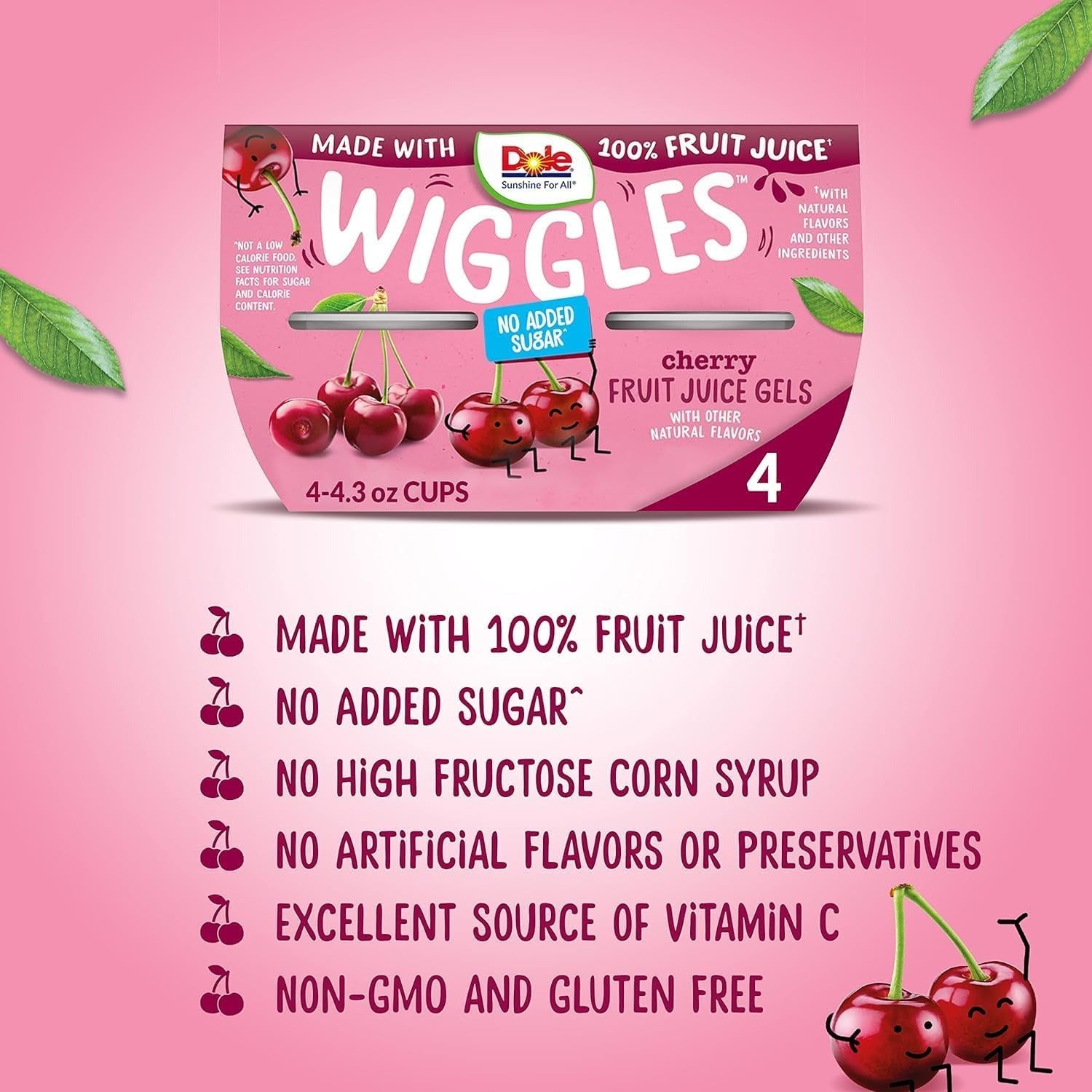 Cherry Fruit Juice Gel (4 Pack)
