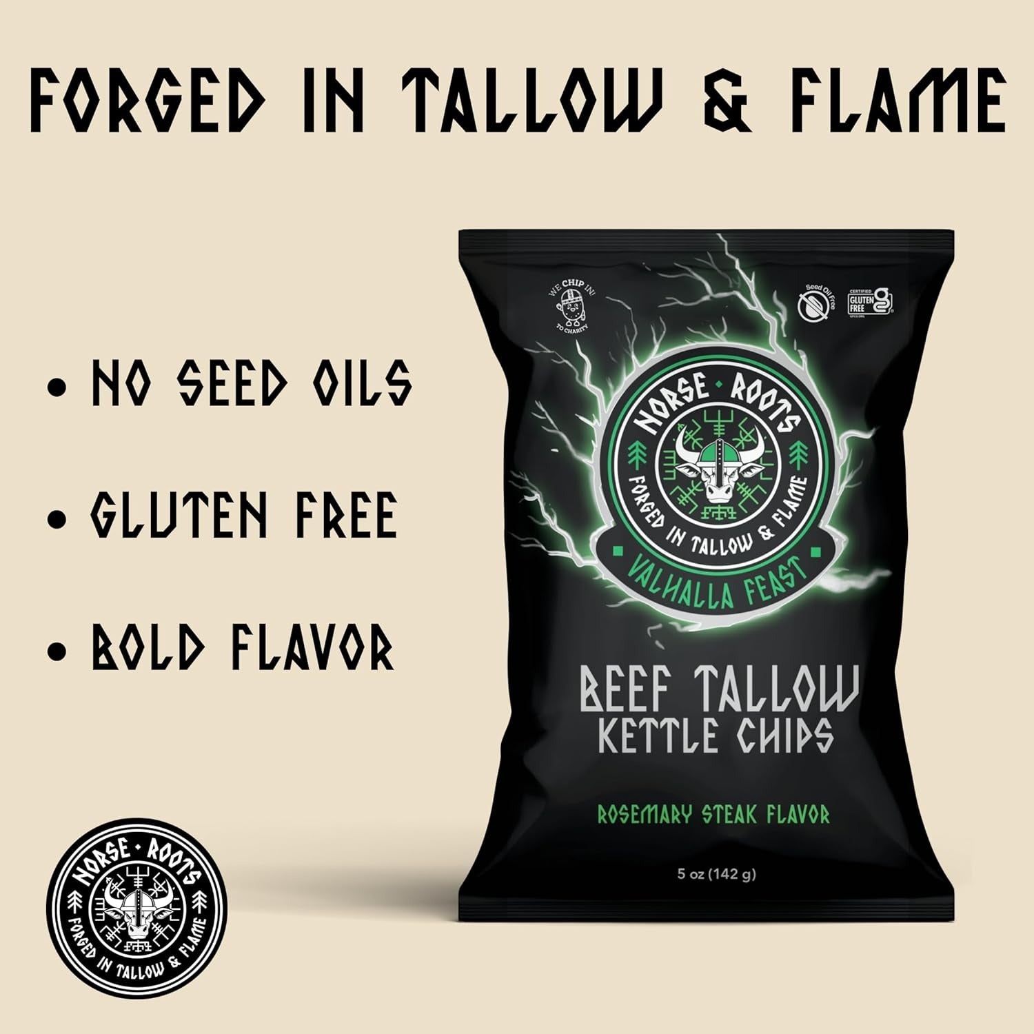 Rosemary Beef Tallow Kettle Chips
