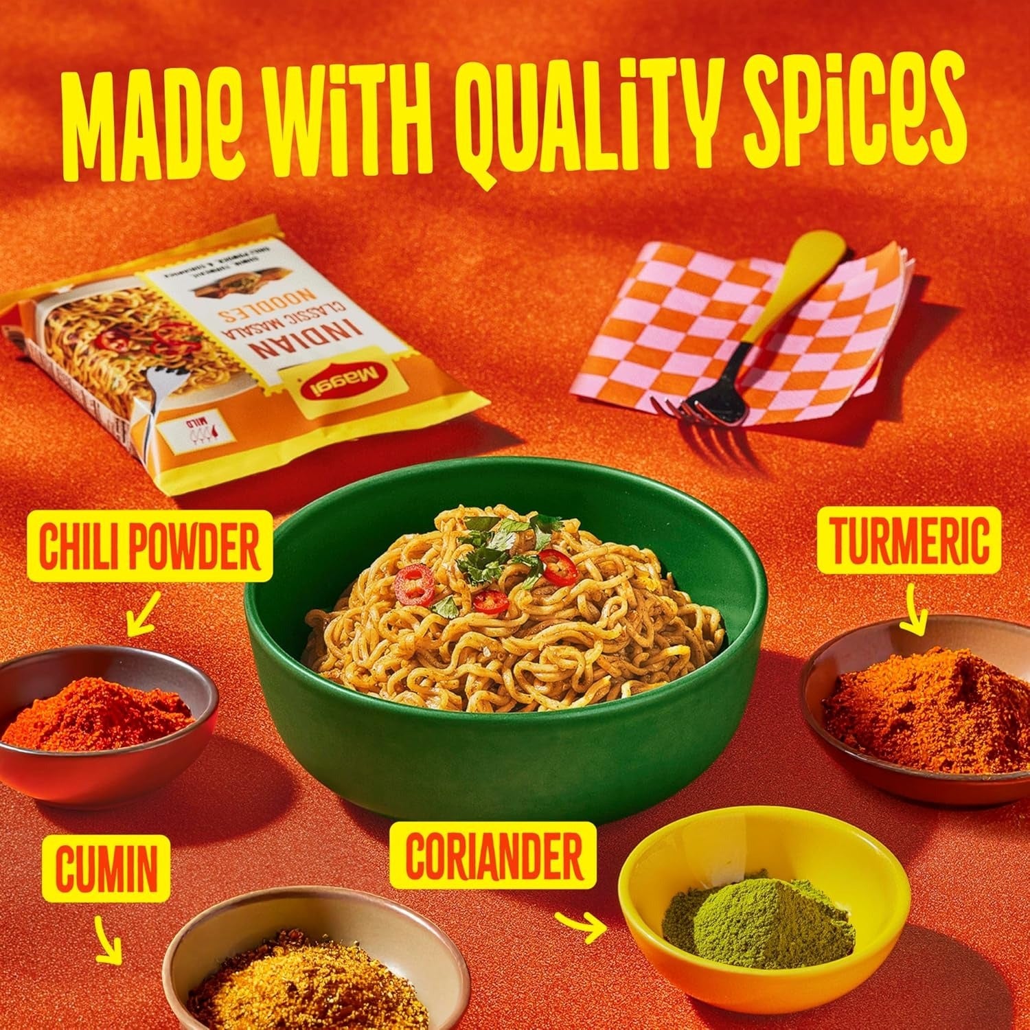 Indian Classic Masala Noodles (24 Pack)
