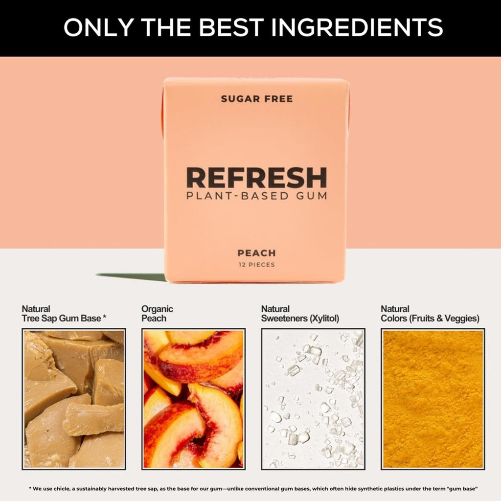 Plant Based Peach Gum