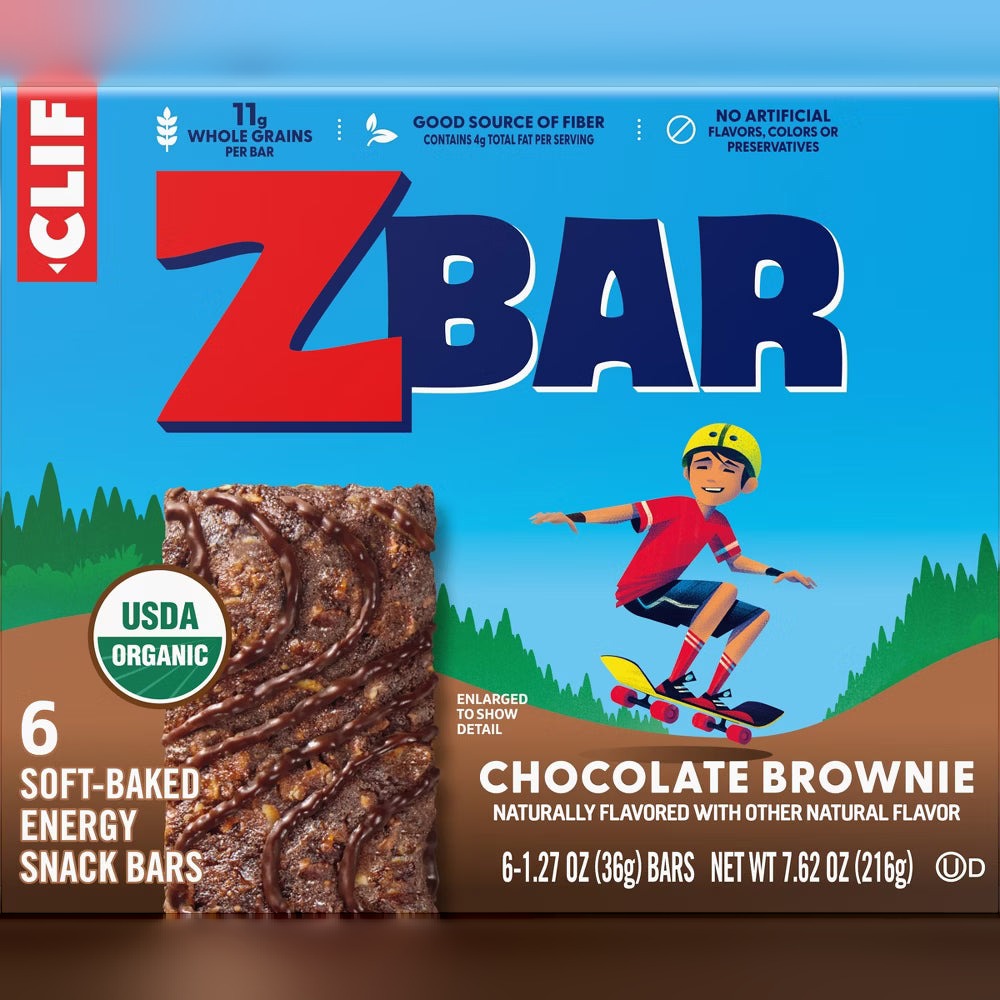 Zbar Chocolate Brownie Snack Bars (6 CT)