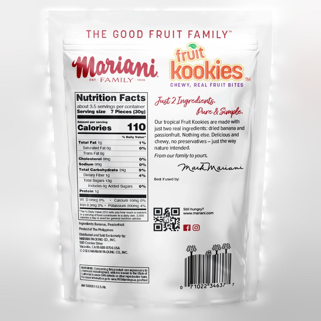 Fruit Kookies Banana Passionfruit