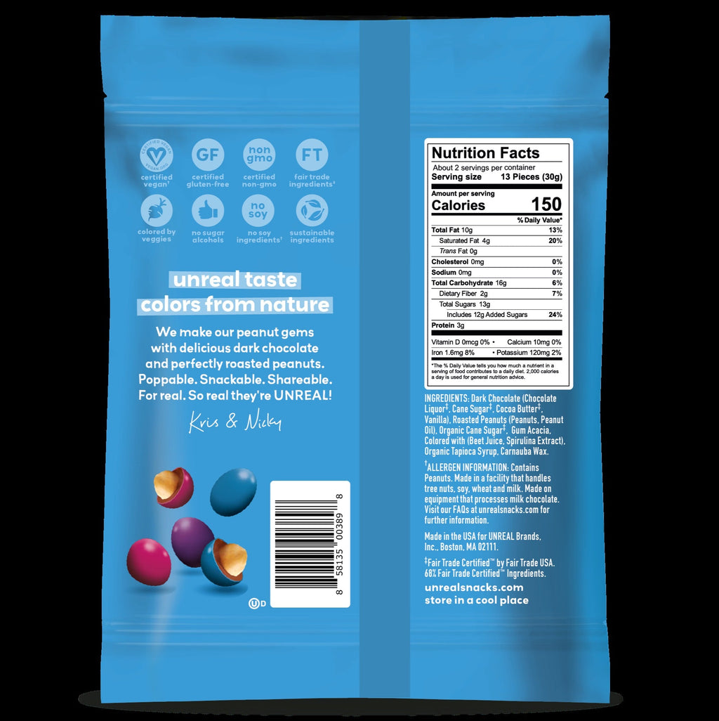 Dark Chocolate Peanut Gems (9 Pack)