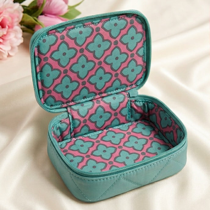 Essential Travel Pill Case - Beryl Green