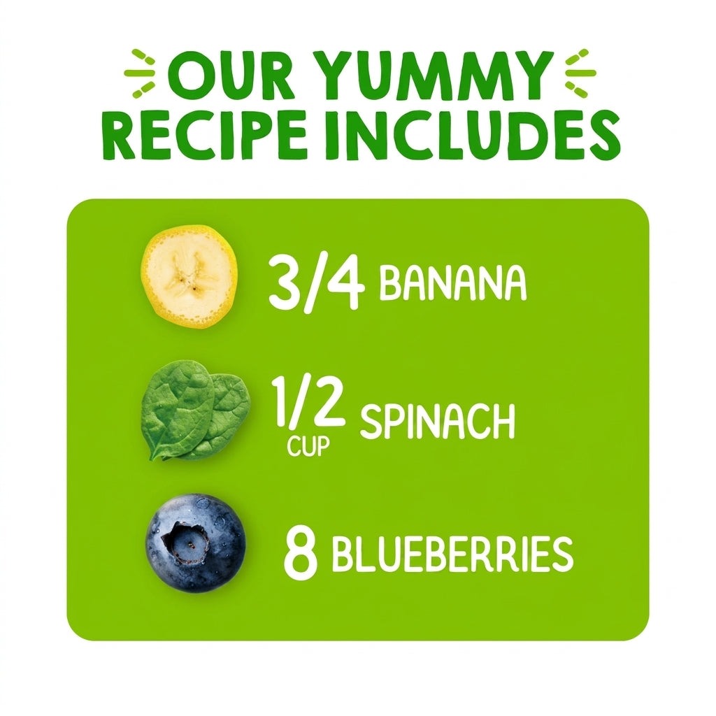 Banana Spinach Blueberry Pouch (16 CT)