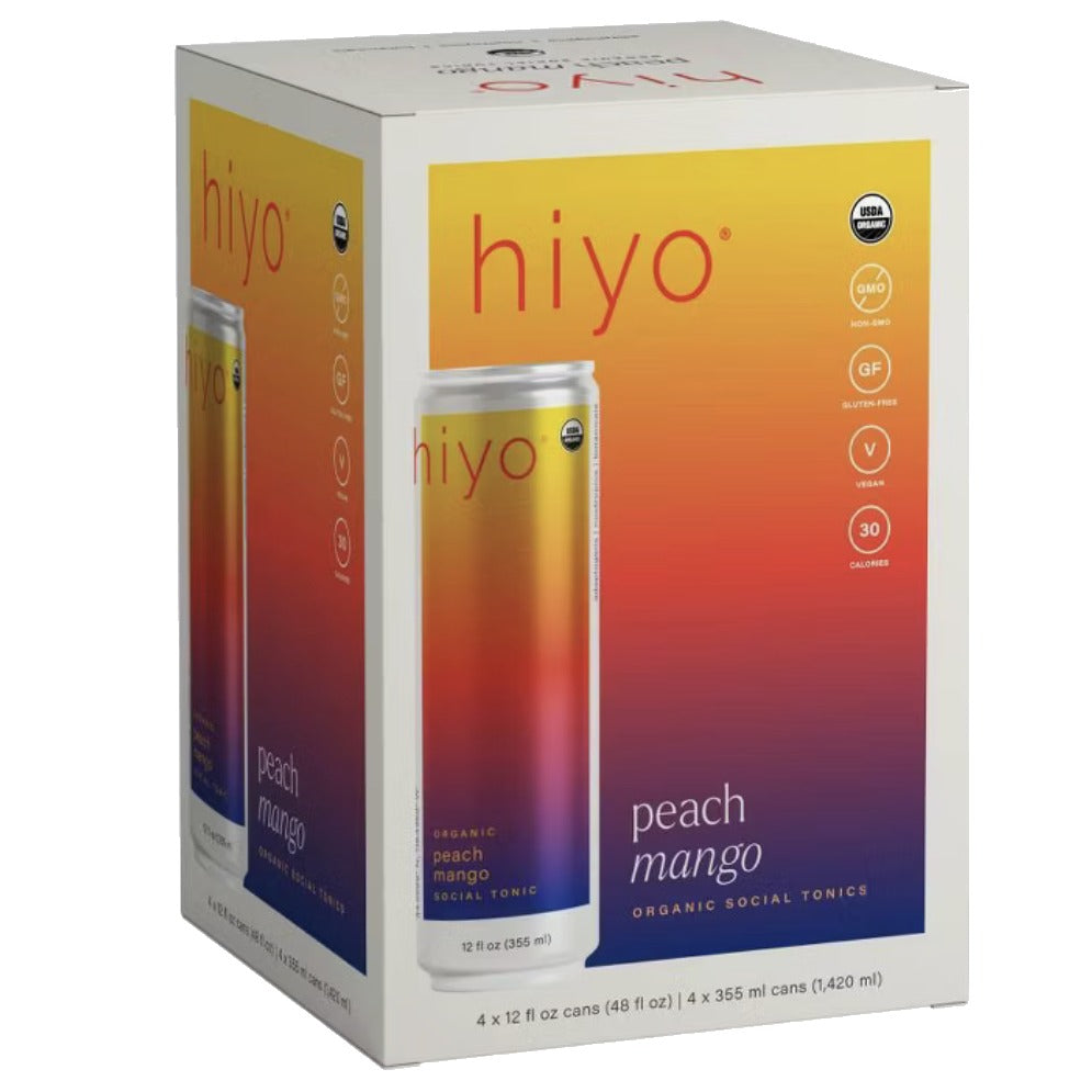 Organic Peach Mango Seltzer (4 Pack)