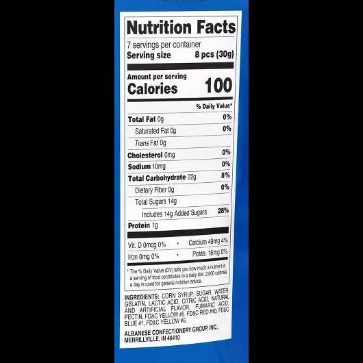 12 Flavor Sour Gummi Bears