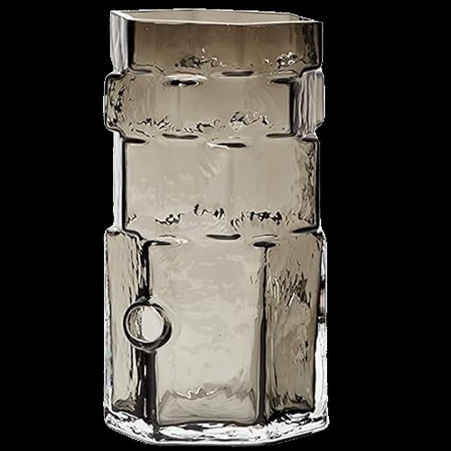 Hex Vase - Gray