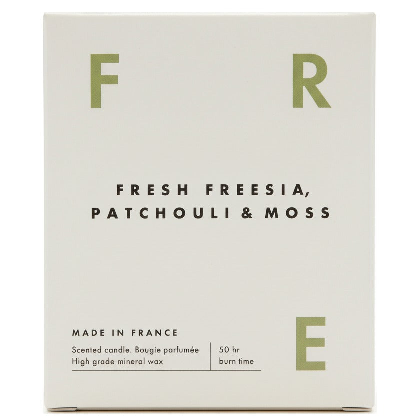 Fresh Freesia Patchouli & Moss Luxury Scented Candle