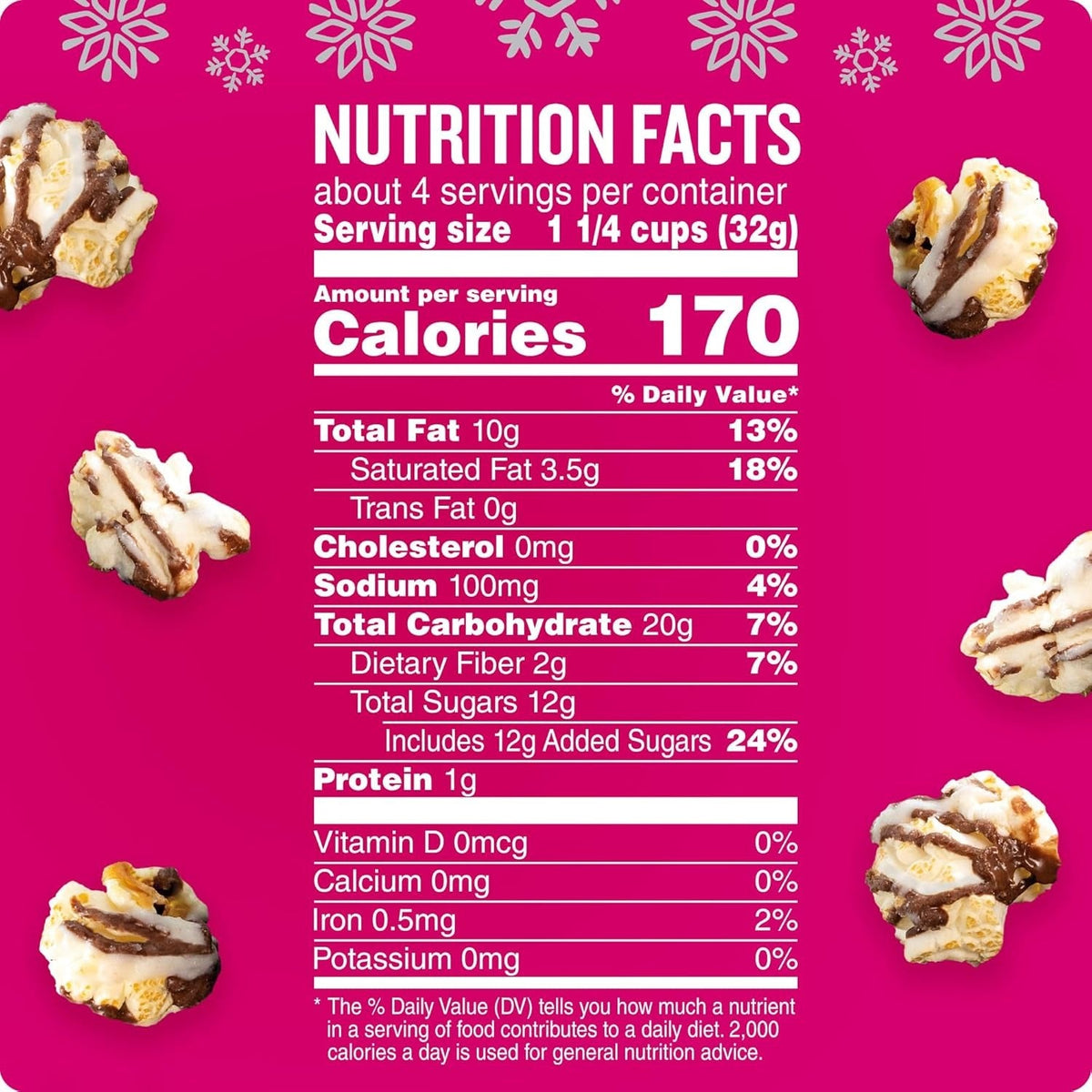 Hot Cocoa Marshmallow Drizzled Kettle Corn