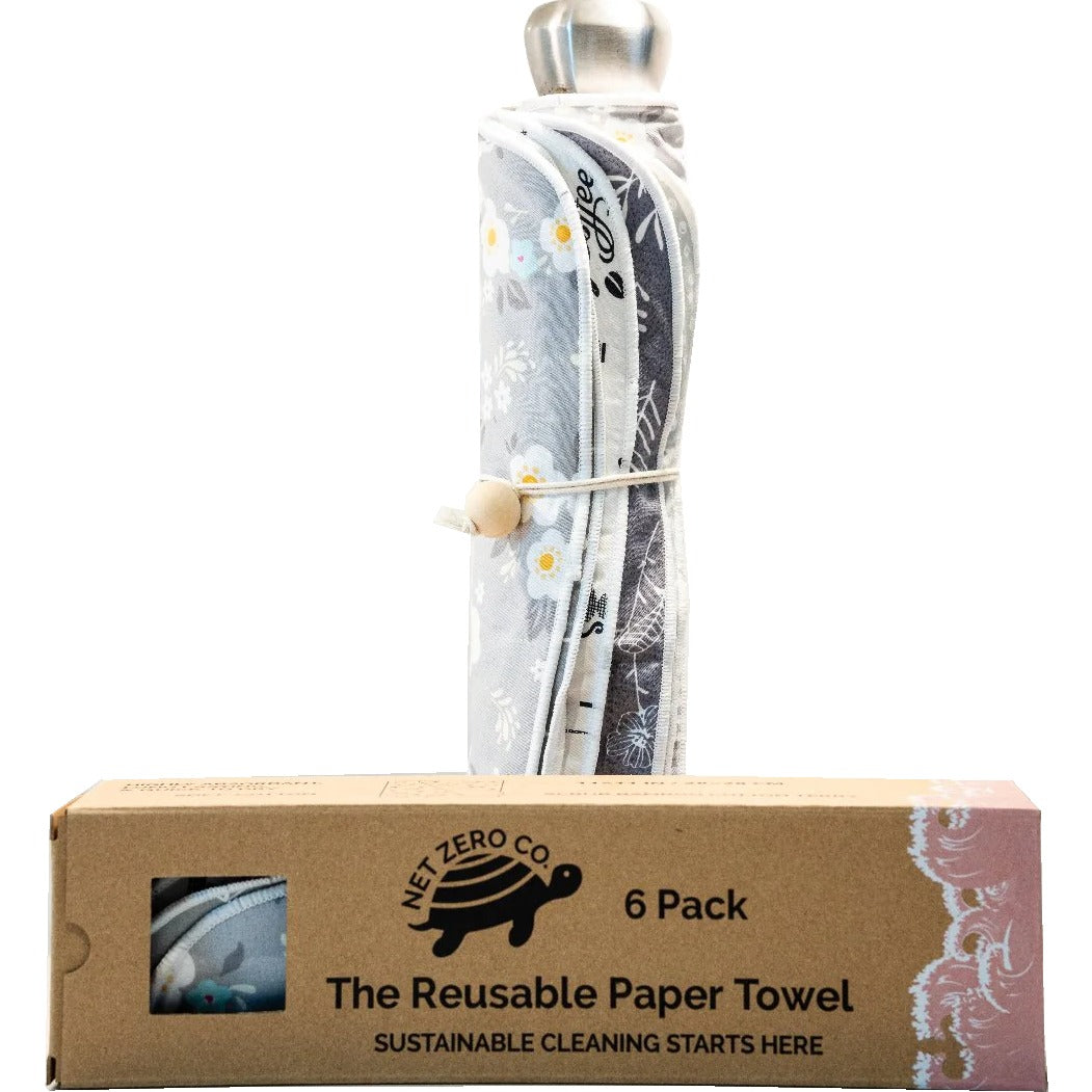 Reusable Kitchen Towels - 6 Pack of Wintertime