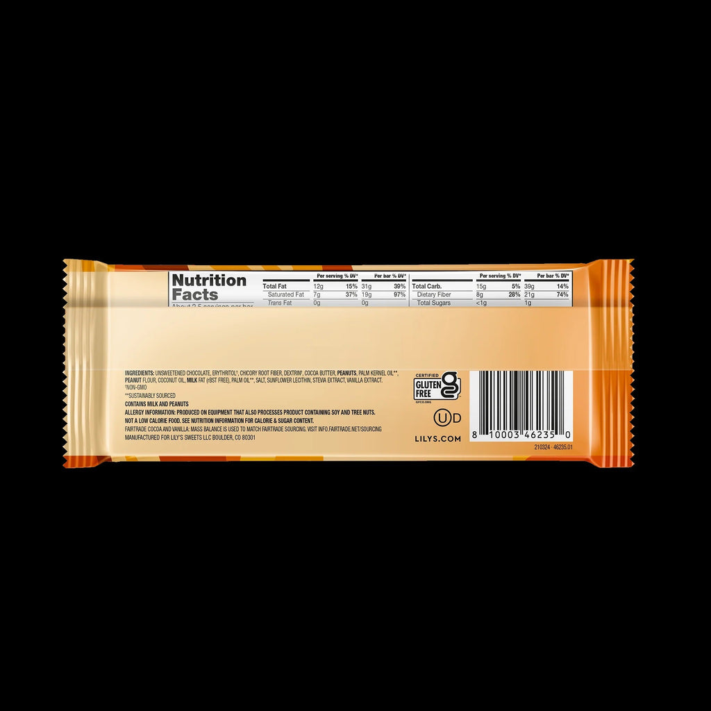 Peanut Butter Filled Dark Chocolate Bar