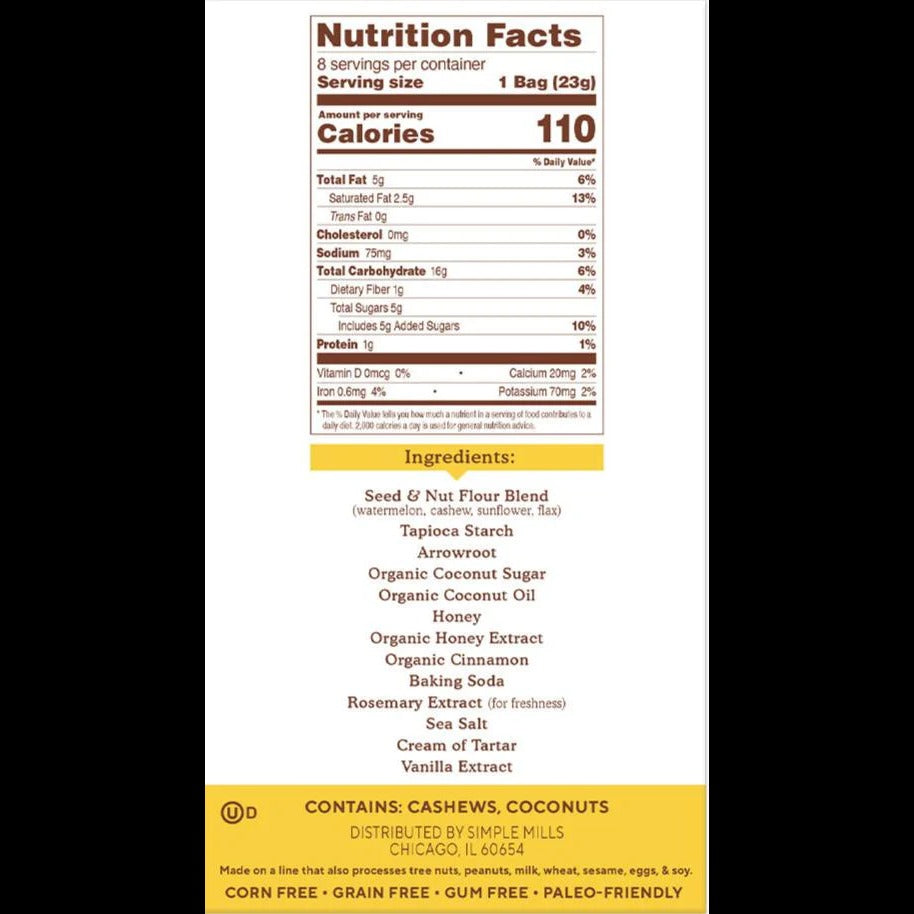 Sweet Thins Honey Cinnamon Cookies Snack Pack (8 CT)