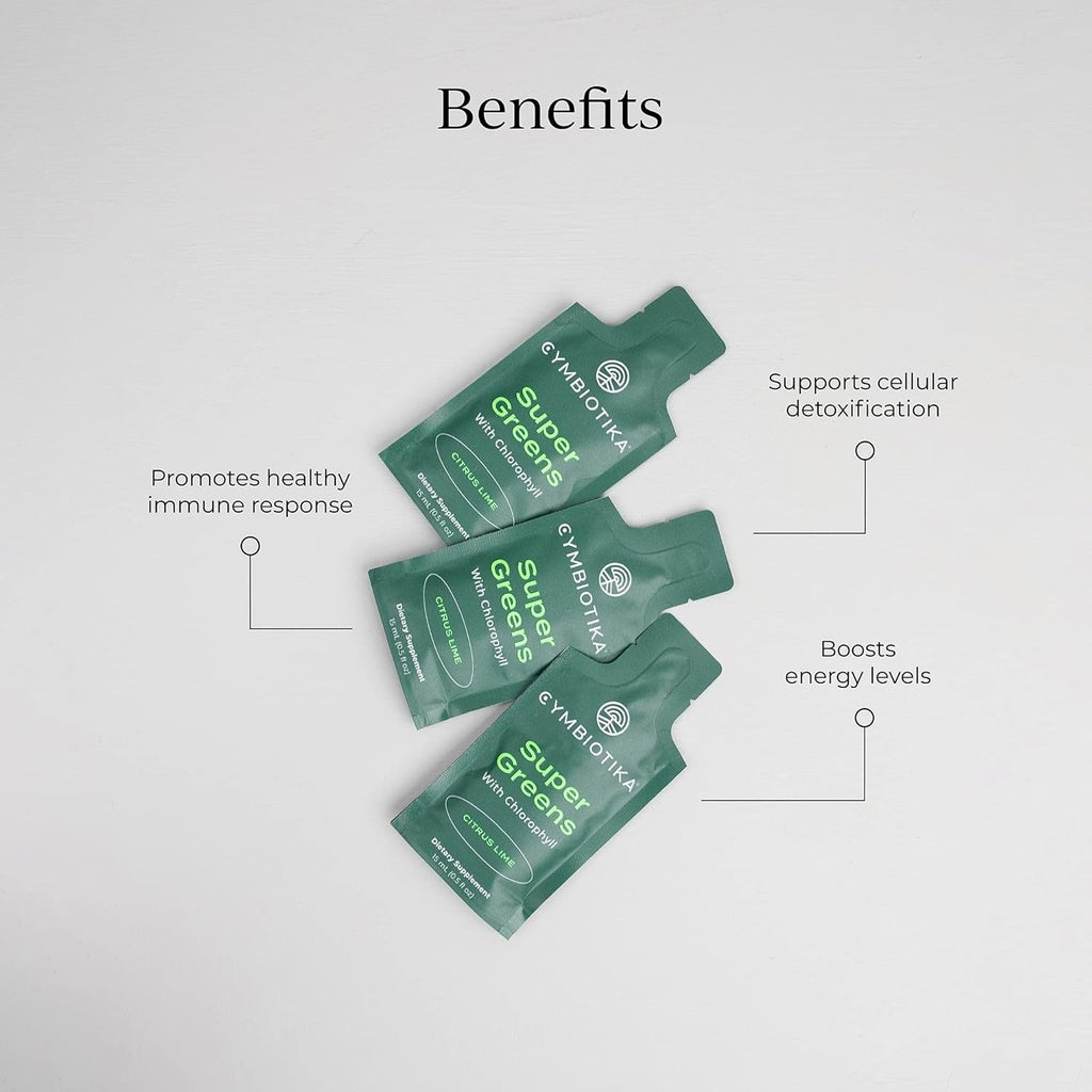 Super Greens With Chlorophyll - Citrus Lime (30 Packets)