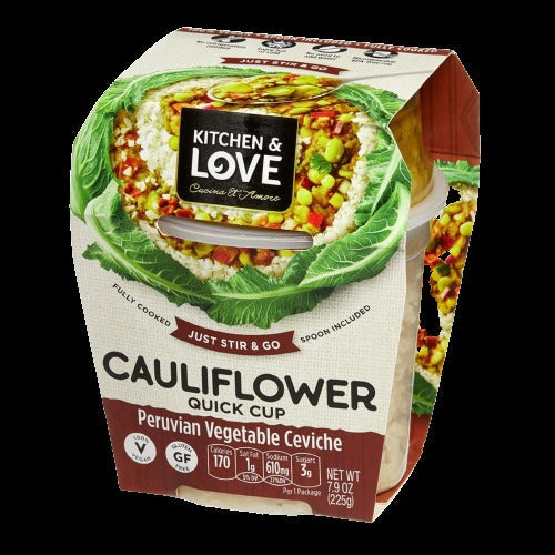 Peruvian Vegetable Ceviche Cauliflower Quick Cup (6 Pack)
