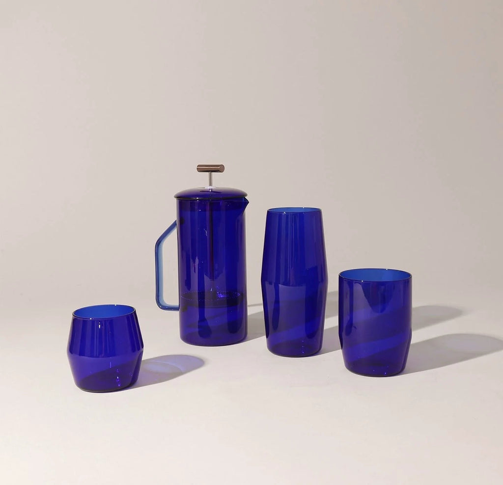 Century Glass Set Of Two (Cobalt)
