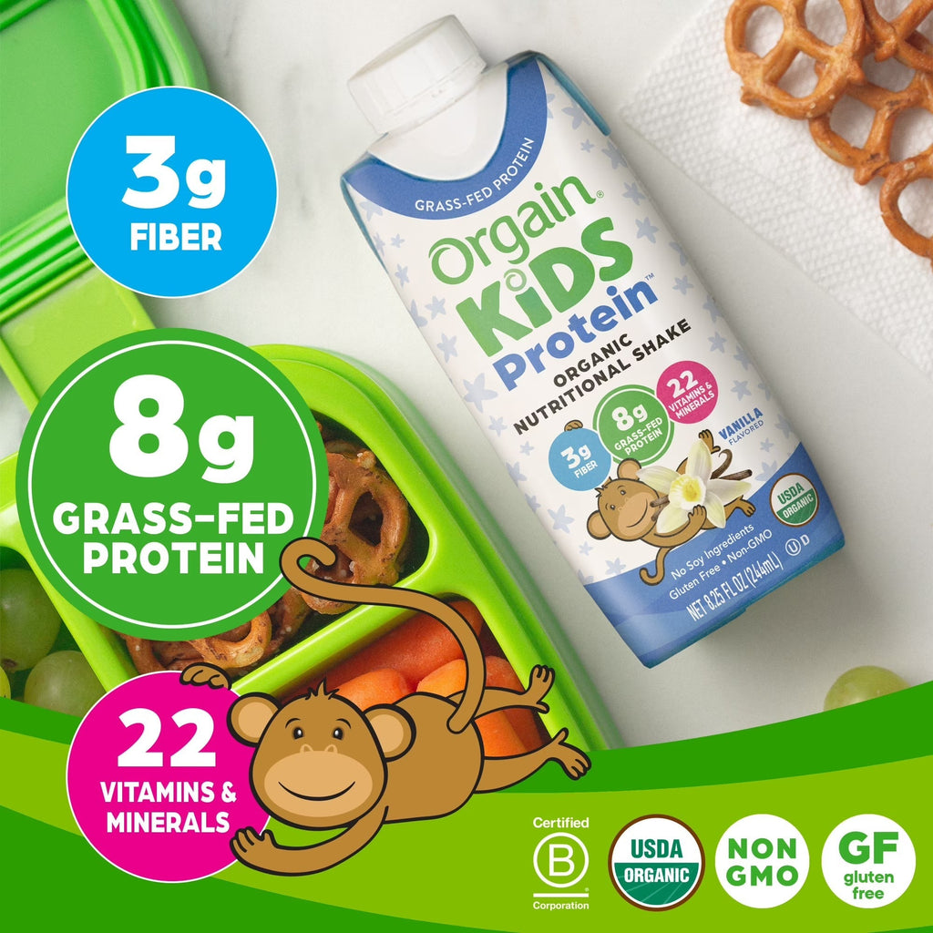 Organic Kids Protein Shake - Vanilla (4 Pack)