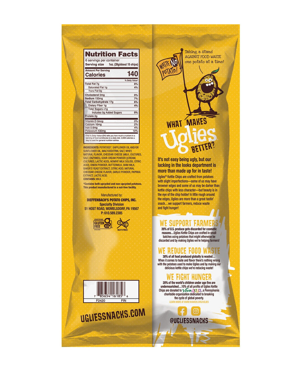 Cheddar & Sour Cream Potato Chips