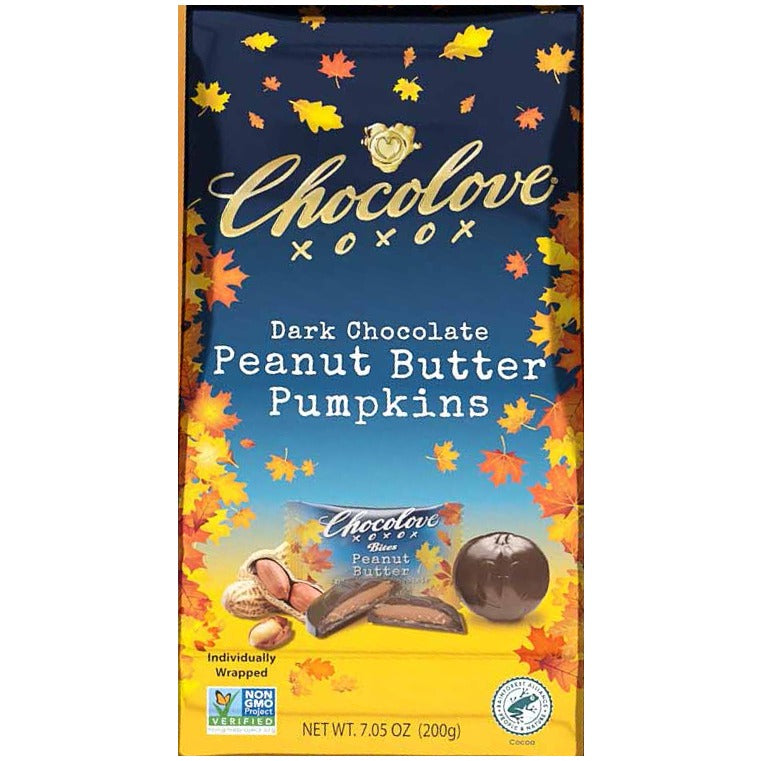Dark Chocolate Peanut Butter Pumpkins
