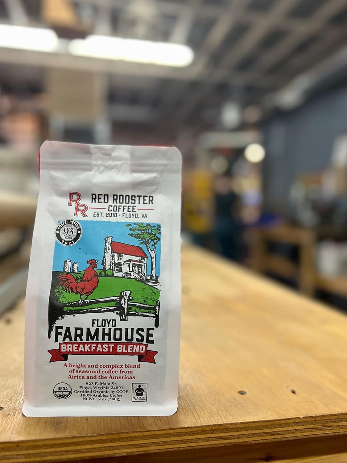 Floyd Farmhouse Breakfast Blend Whole Bean Dark Roast Coffee