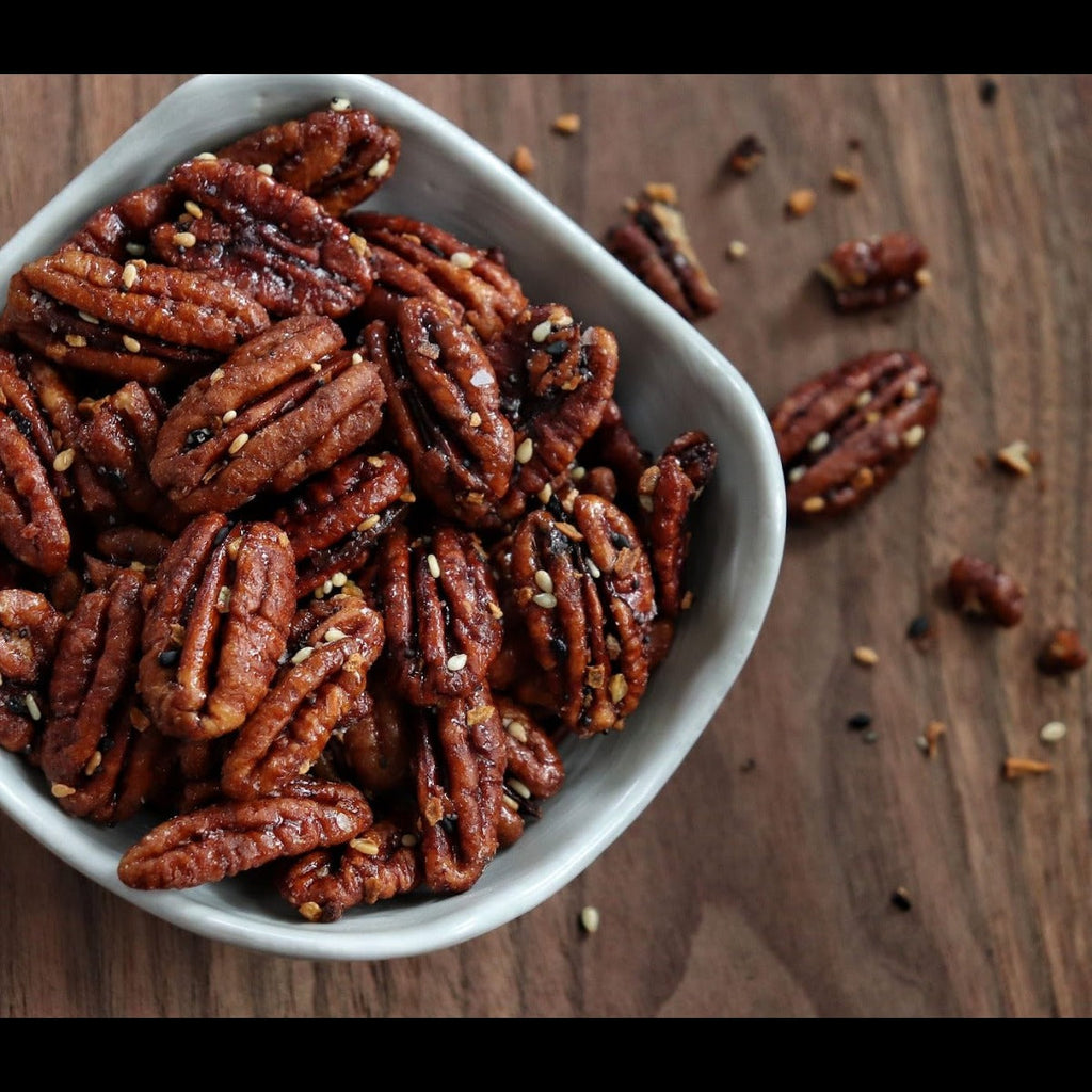Everything Sweet & Savory Candied Pecans