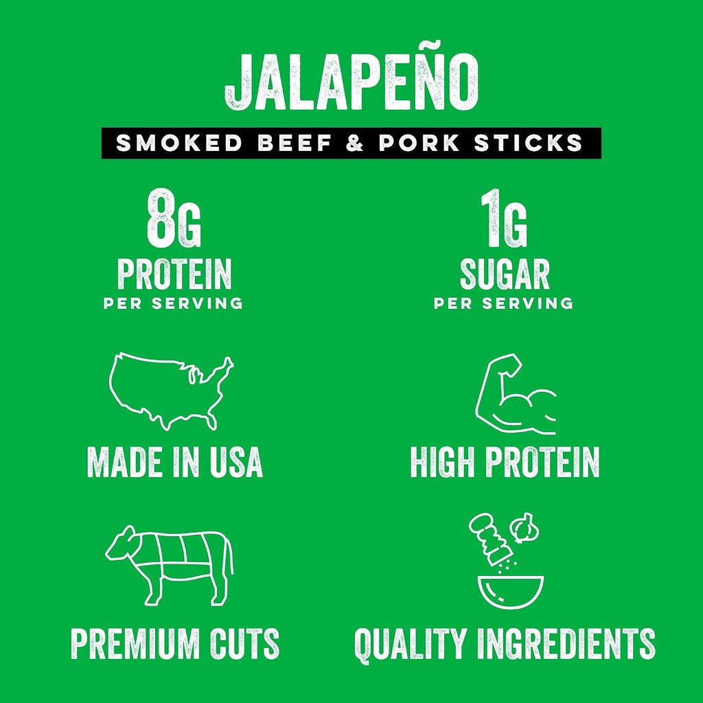 Jalapeno Flavored Meat Sticks (6 CT)