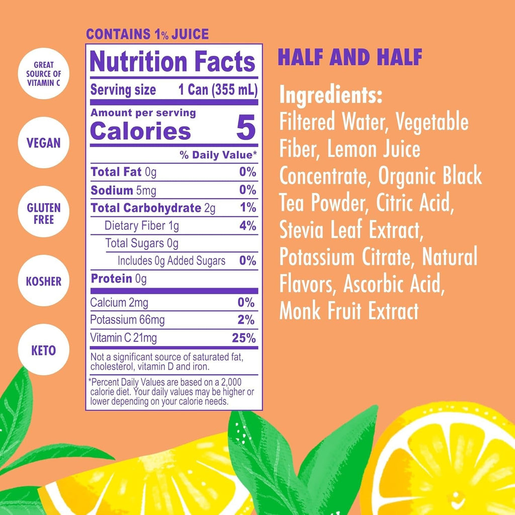 Half & Half Black Tea And Lemonade (4 CT)