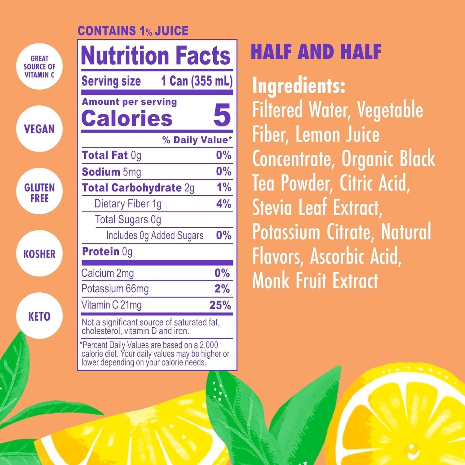 Half & Half Black Tea And Lemonade (4 CT)