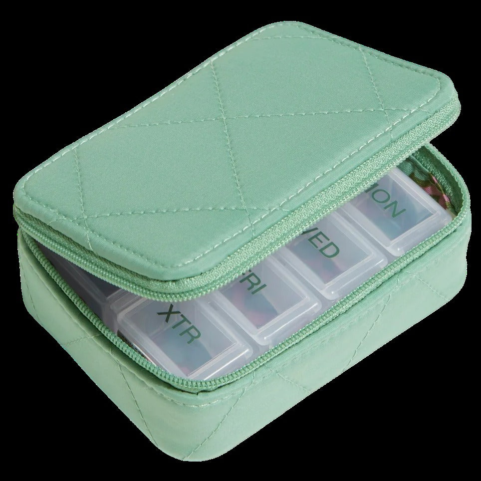 Essential Travel Pill Case - Beryl Green
