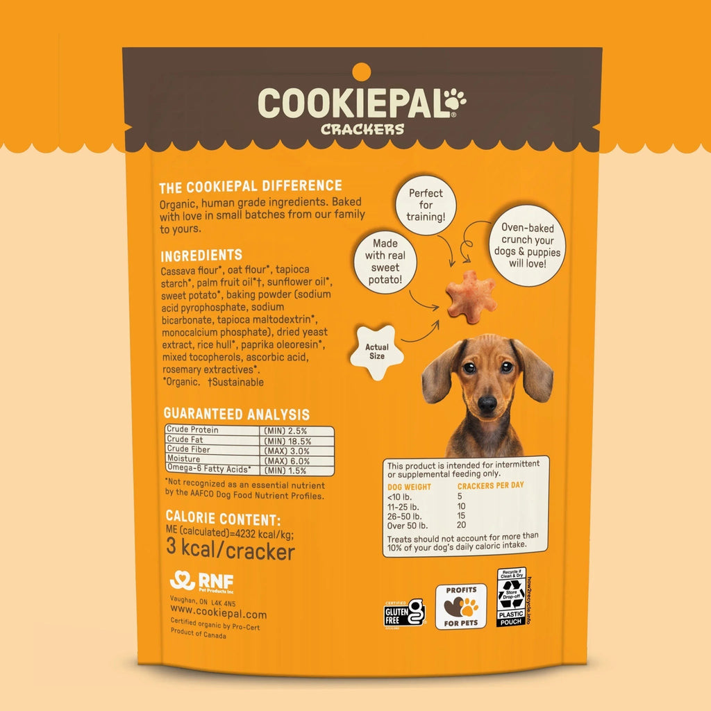 Sweet Potato Cracker Dog Treats