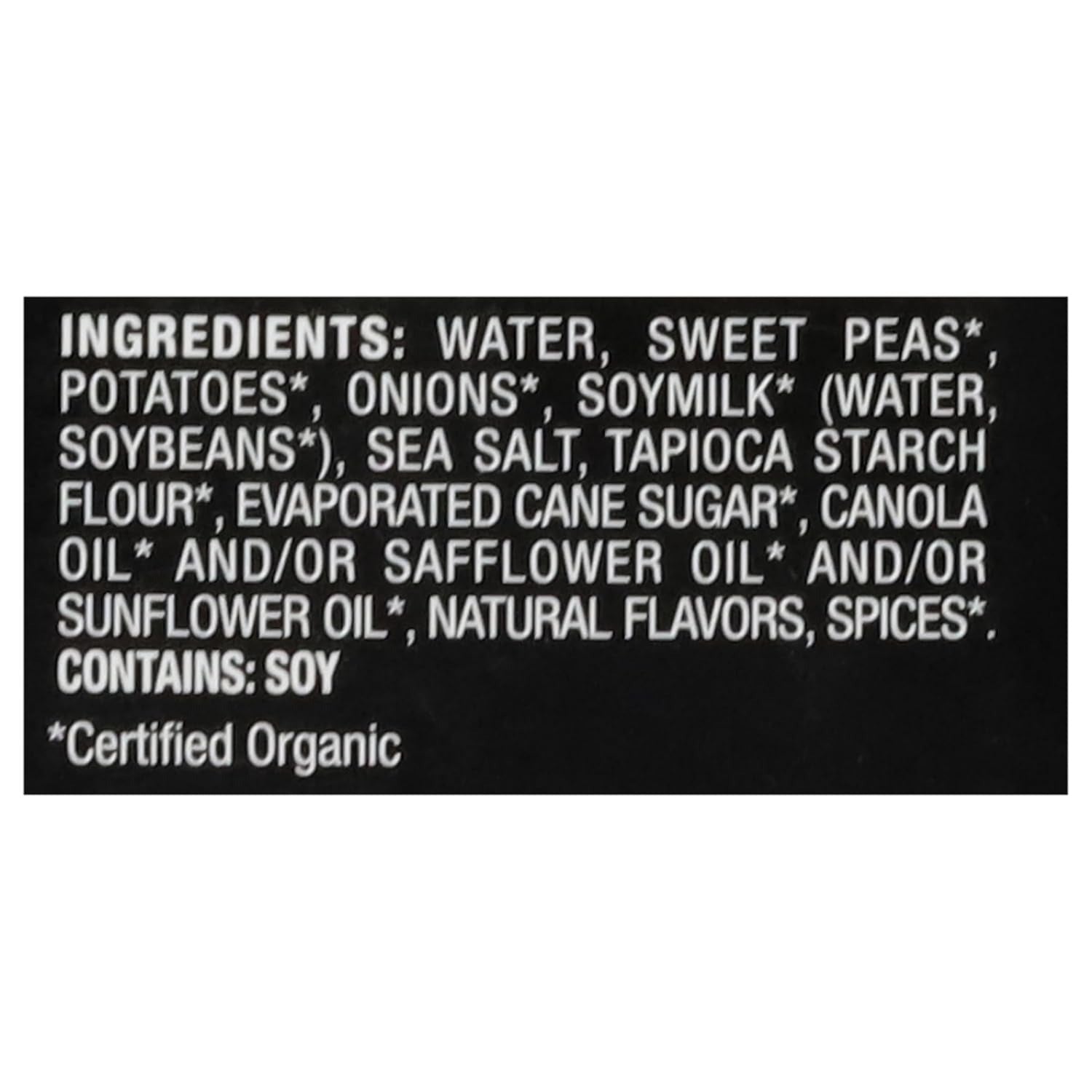 Organic Sweet Pea Soup