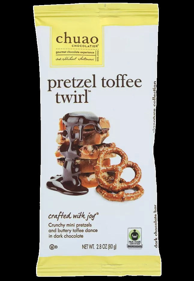 Pretzel Toffee Twirl Chocolate Bar