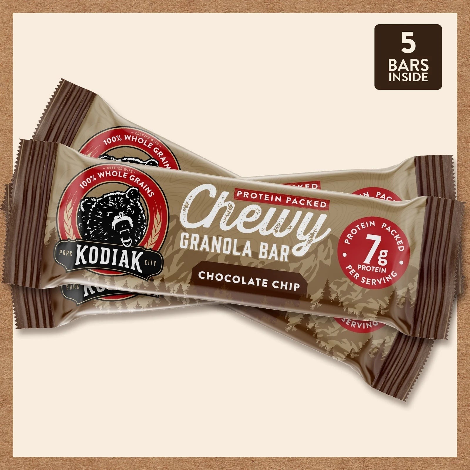Chocolate Chip Chewy Granola Bars