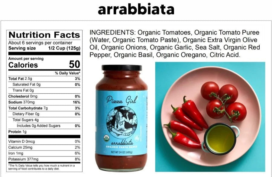 Organic Arrabbiata Pasta Sauce