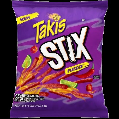 Corn Snack Sticks, Fuego
