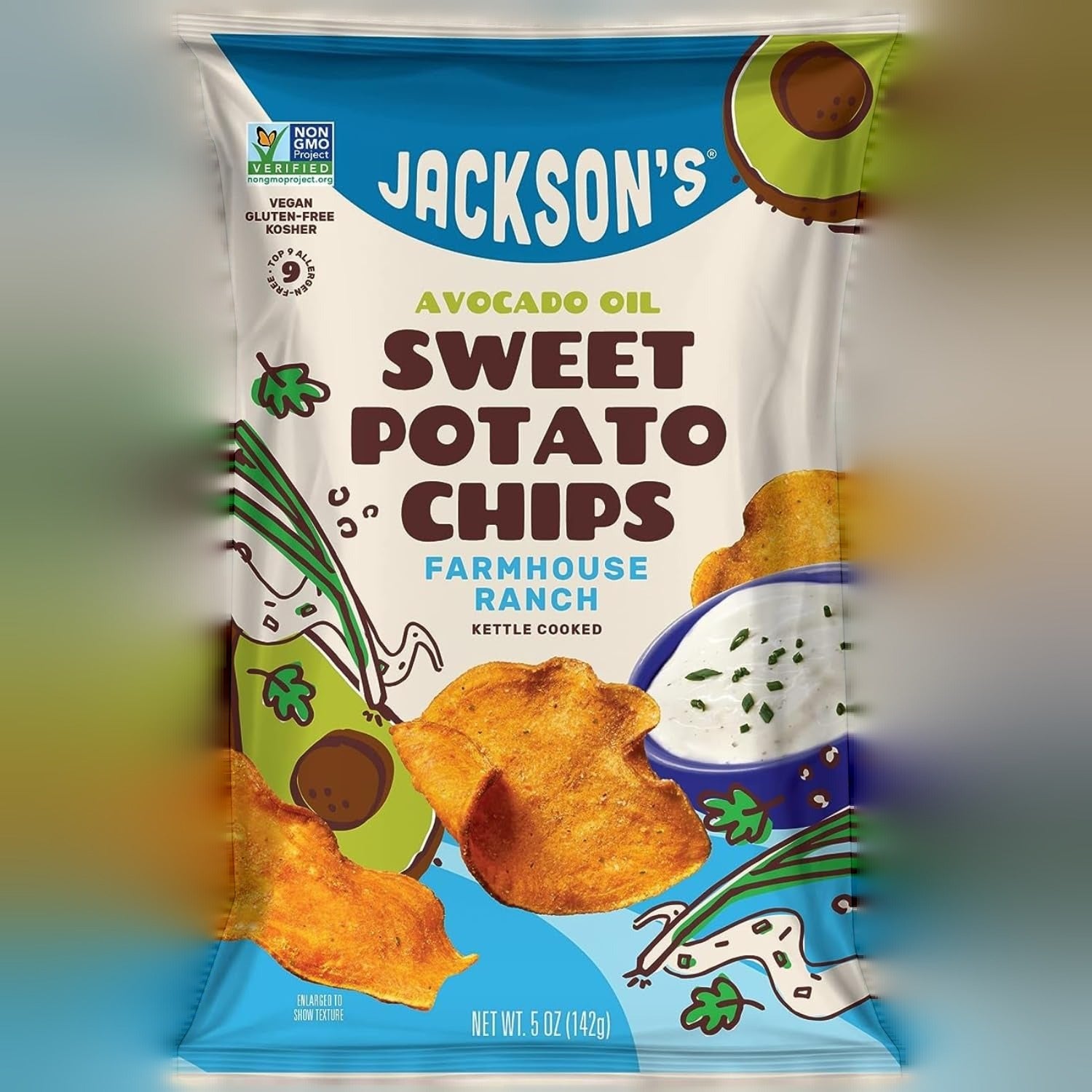 Avocado Oil Sweet Potato Chips - Farmhouse Ranch
