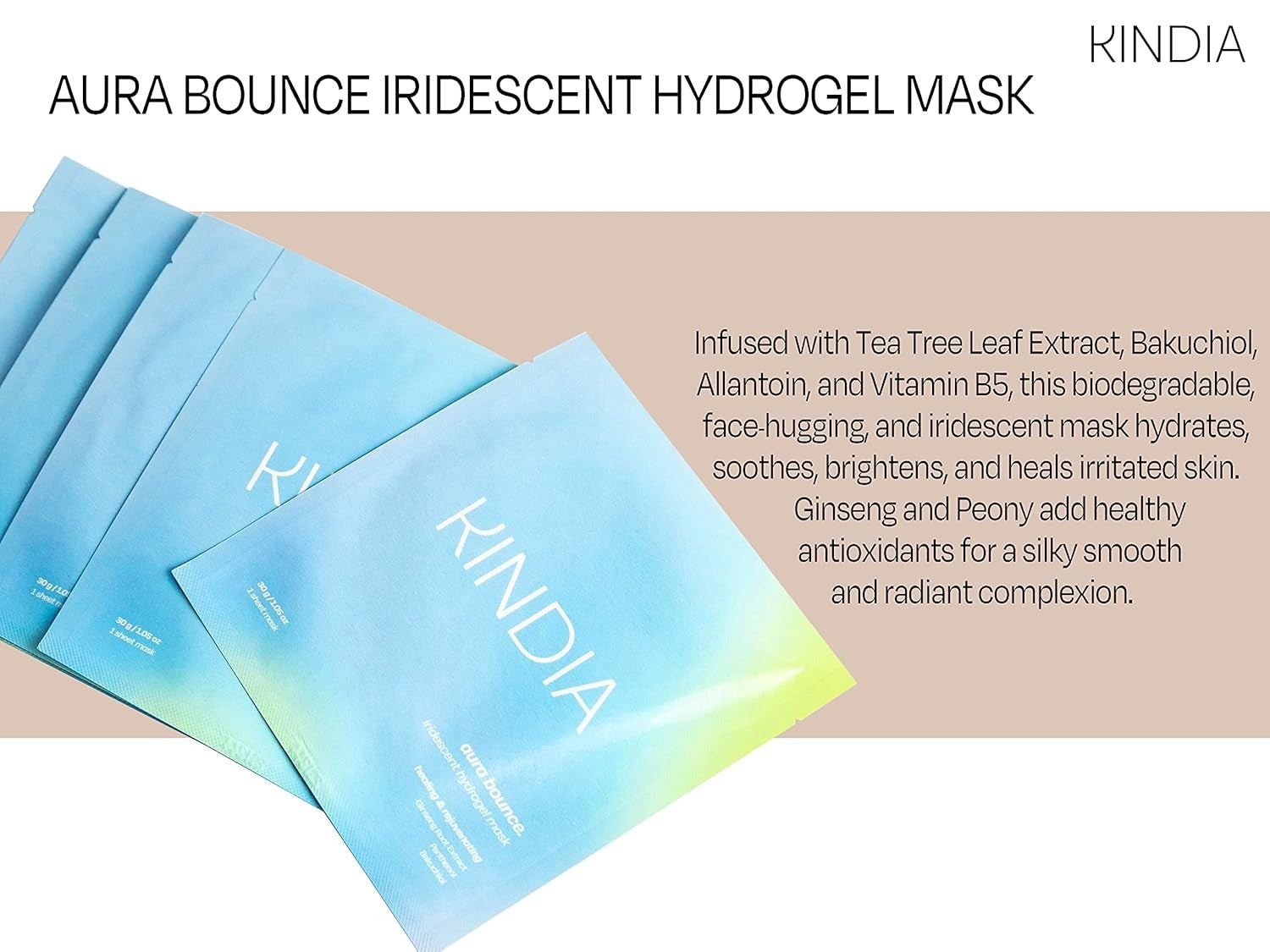 Aura Bounce Hydrating Face Mask (5 CT)