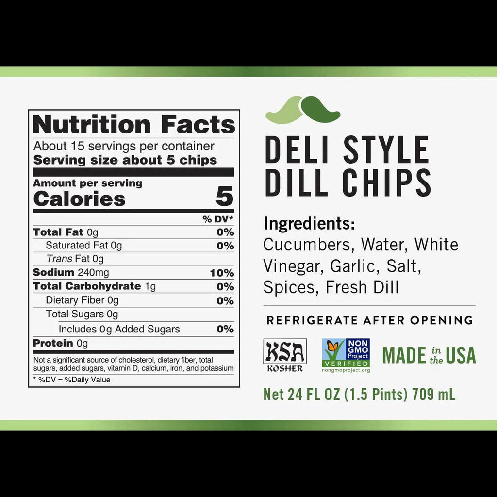 Deli-Style Dill Pickle Chips