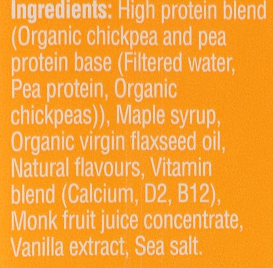 Vanilla Cinnamon Chickpea Milk