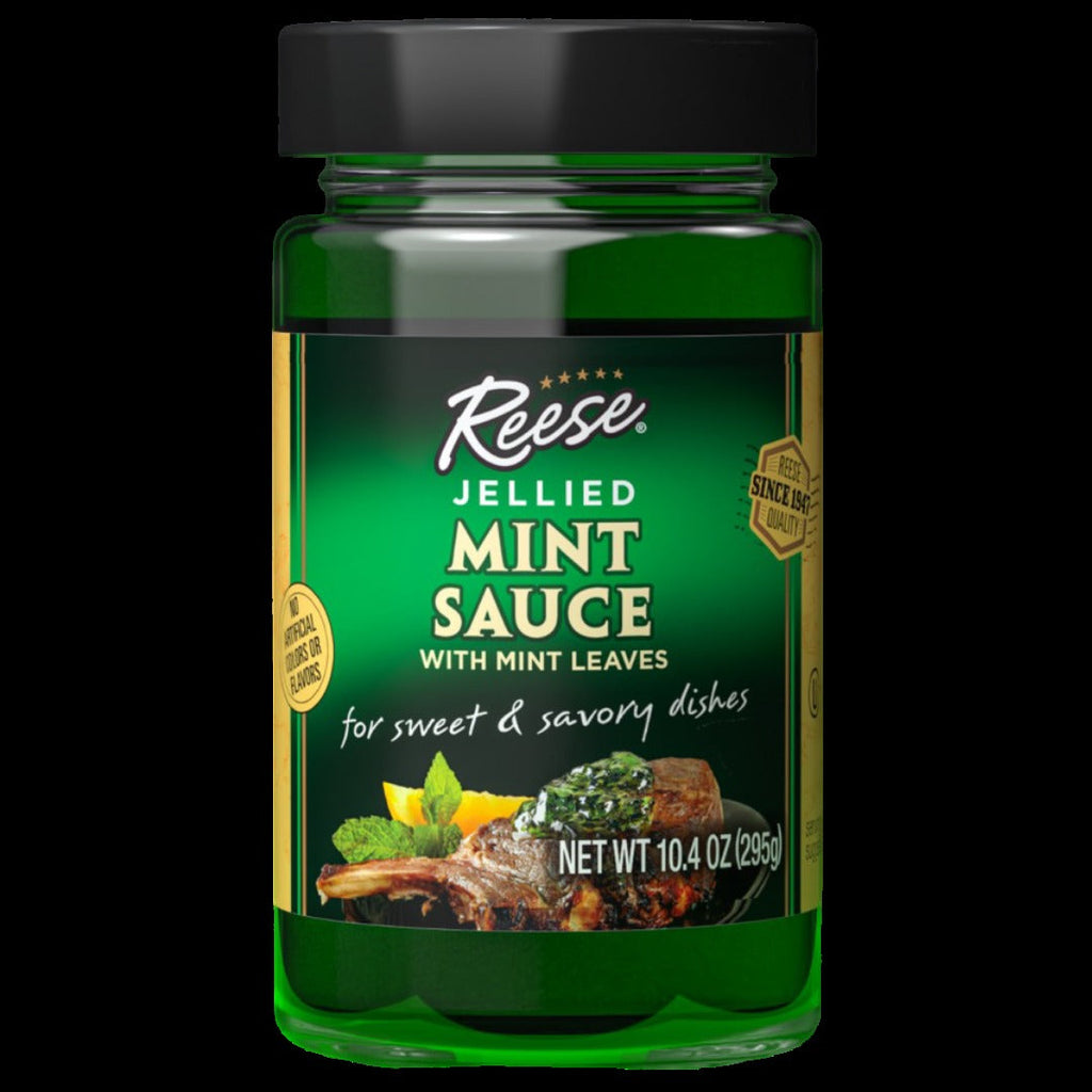 Jellied Mint Sauce With Leaves