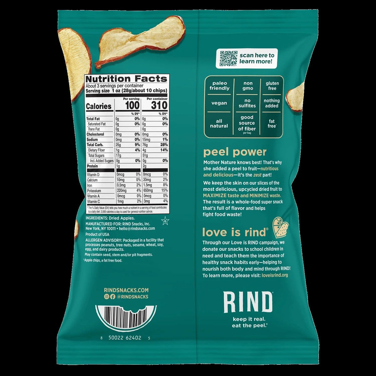 Thin Cut Apple Chips