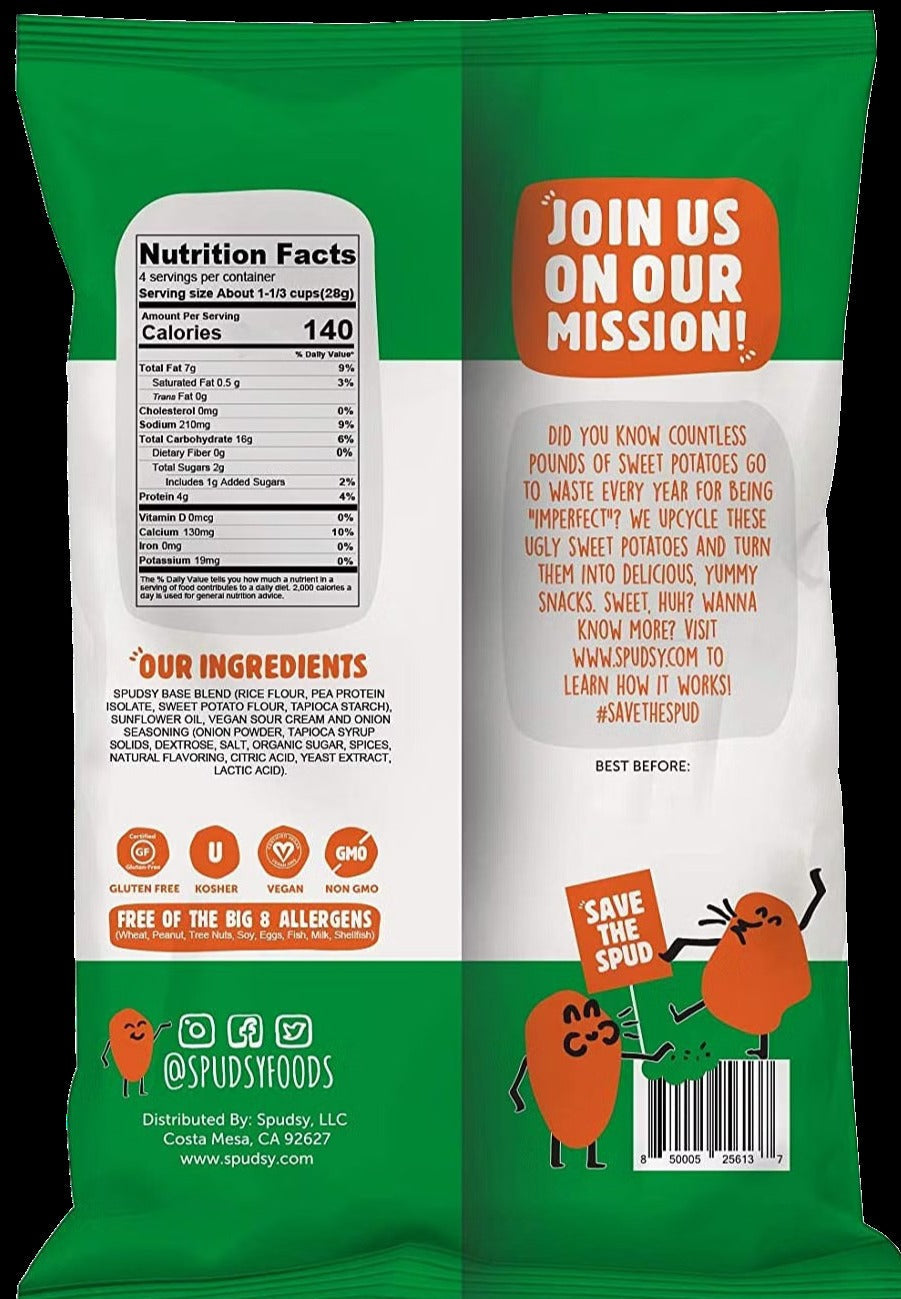 Sour Cream & Onion Sweet Potato Puffs