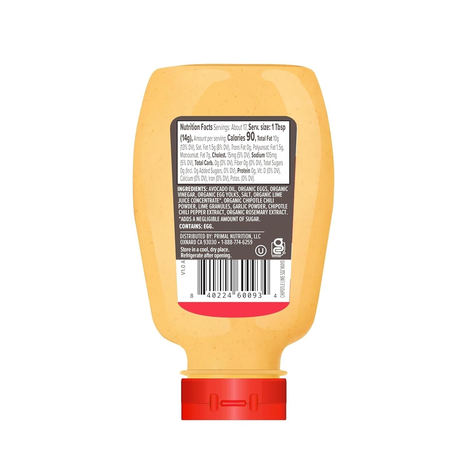 Chipotle Lime Mayonnaise Squeeze